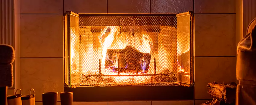 Mendota Hearth Landscape Fireplace Installation in Great Falls, Montana